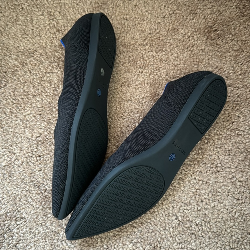 Rothy’s The Point in Black W 6.5